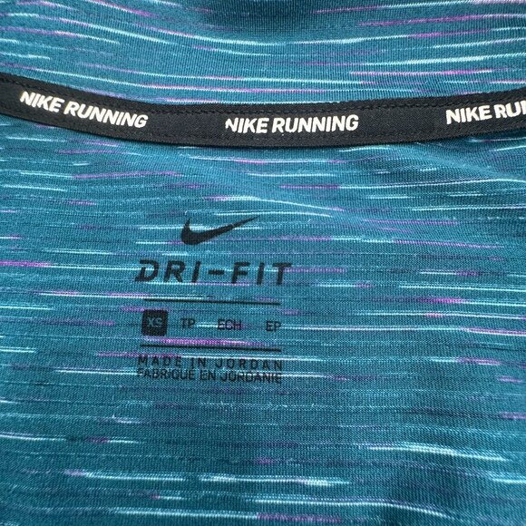 Nike Running Women's Dri-Fit Multicolor 1/4 Zip Pullover Size X-Small - Picture 8 of 9